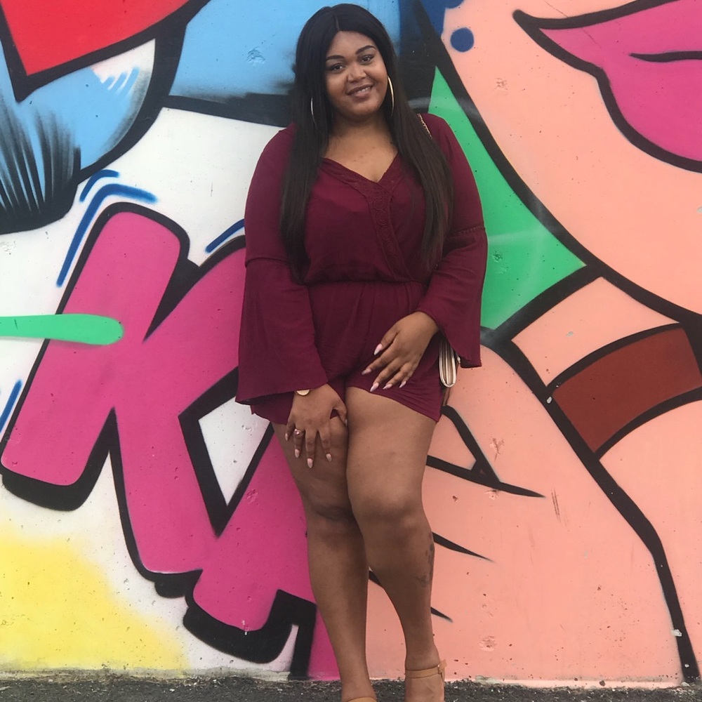 Plus size romper